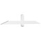 Ekena Millwork Eugene Architectural Grade PVC Gable Bracket, 72"W x 12"H x 2"D x 4"F, 4/12 Pitch GBP072X12X0204EUG00 - alternate 1